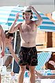 patrick schwarzenegger goes shirtless at beach 08