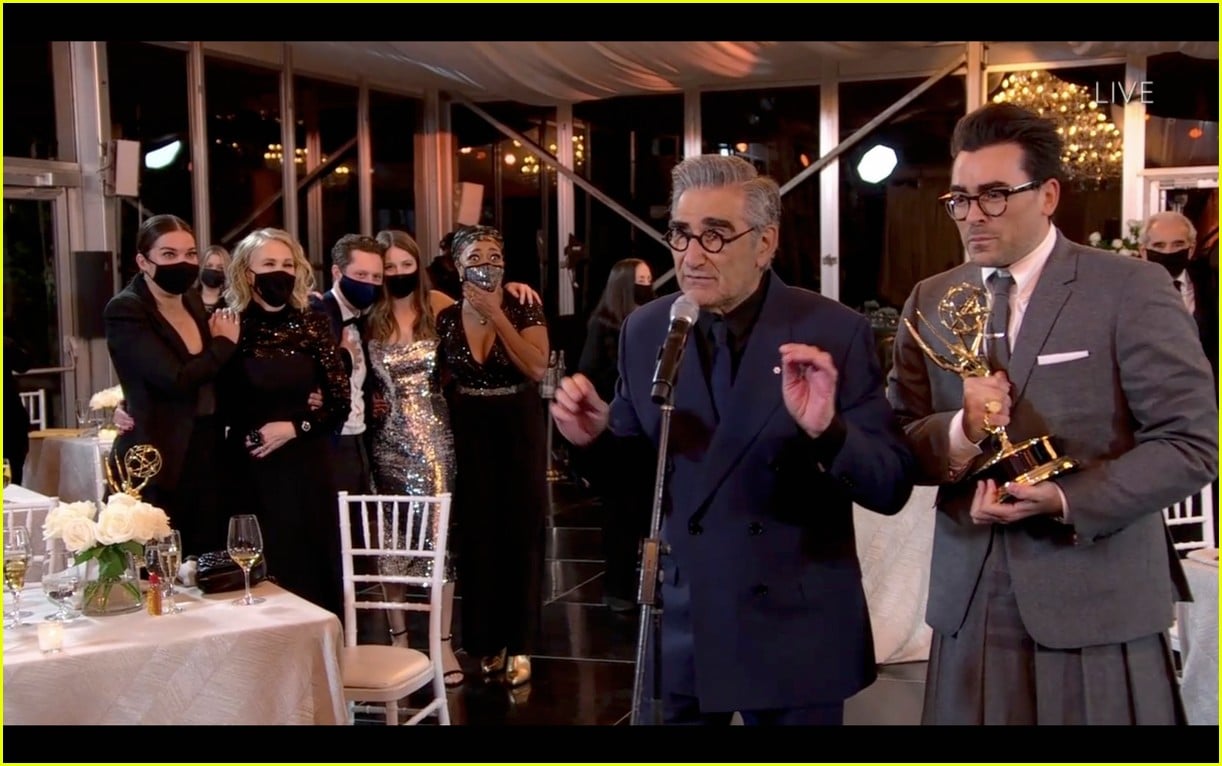 'Schitt's Creek' Wins All 7 Possible Awards at Emmys 2020, First Show