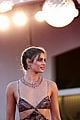 taylor hill matches mask to dress venice film festival 03