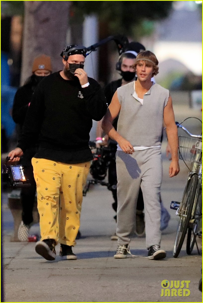 justin bieber covers his tattoos rocky new video 42