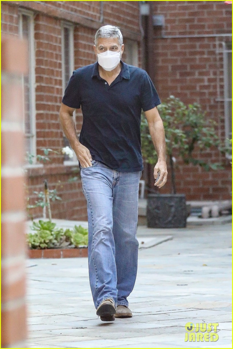 george clooney spotted on rare outing in beverly hills 184495382