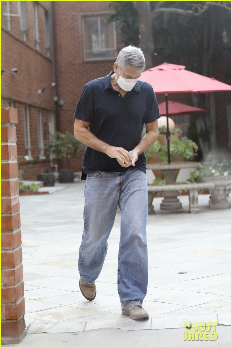 george clooney spotted on rare outing in beverly hills 224495386