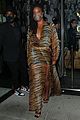 gabrielle union rocks animal print night out with friends 01
