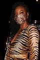 gabrielle union rocks animal print night out with friends 02