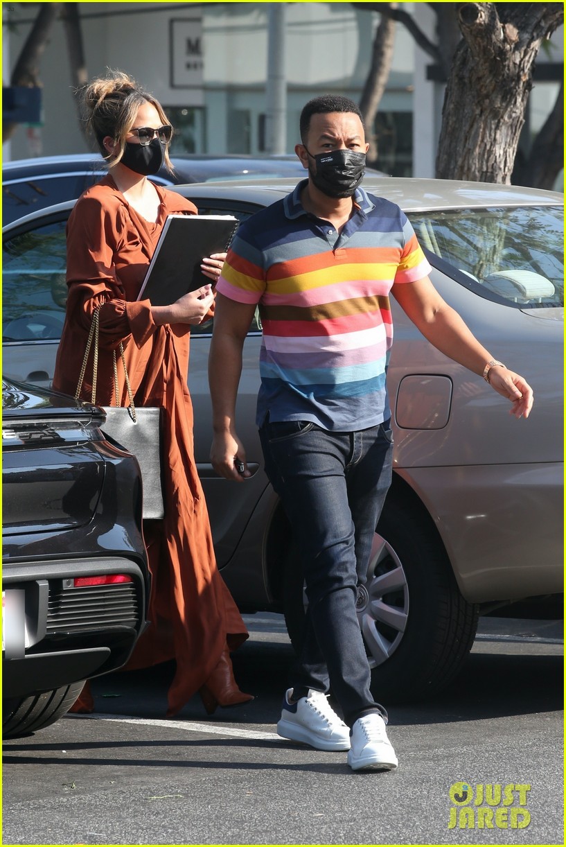 Chrissy Teigen Steps Out for First Time with John Legend After