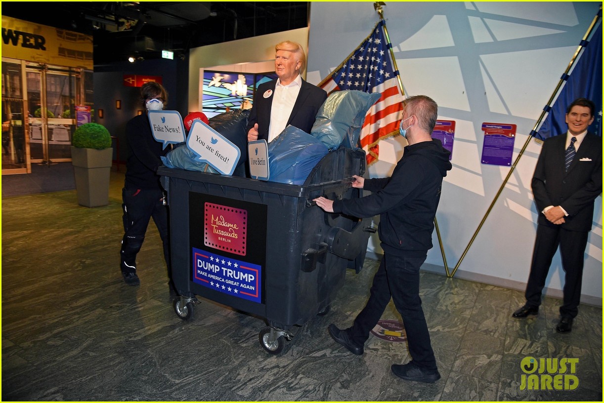 donald trump wax figure thrown out madame tussauds 094496489