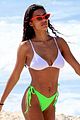 vincent cassel tina kunakey bare their hot bodies at the beach 08