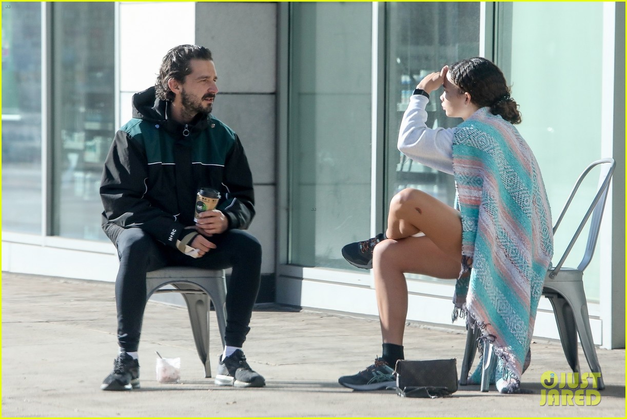 shia labeouf coffee date with ashley moore 204499439