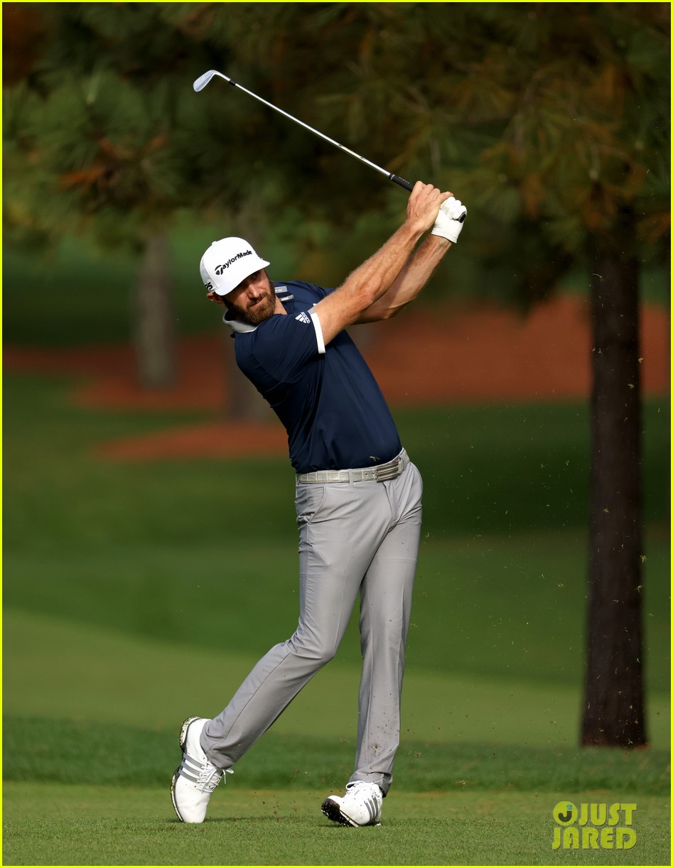 Golfer Dustin Johnson Gets Fiancee Paulina Gretzky's Support at The