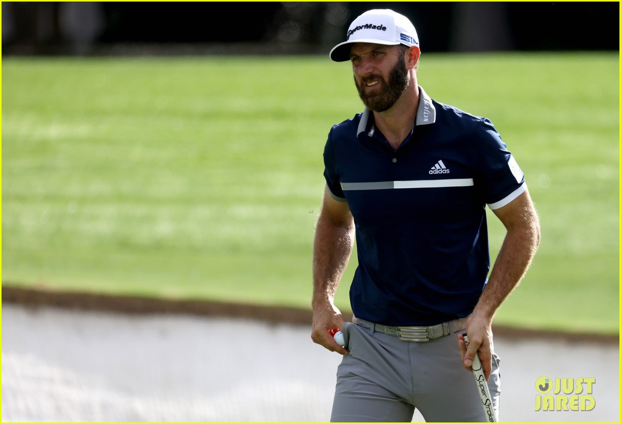 Golfer Dustin Johnson Gets Fiancee Paulina Gretzky's Support at The