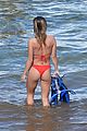 sydney sweeney rocks red bikini while snorkeling in hawaii 08