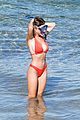 sydney sweeney rocks red bikini while snorkeling in hawaii 15