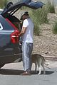 leo dicaprio camila morrone spend the afternoon dog park with their dogs 22