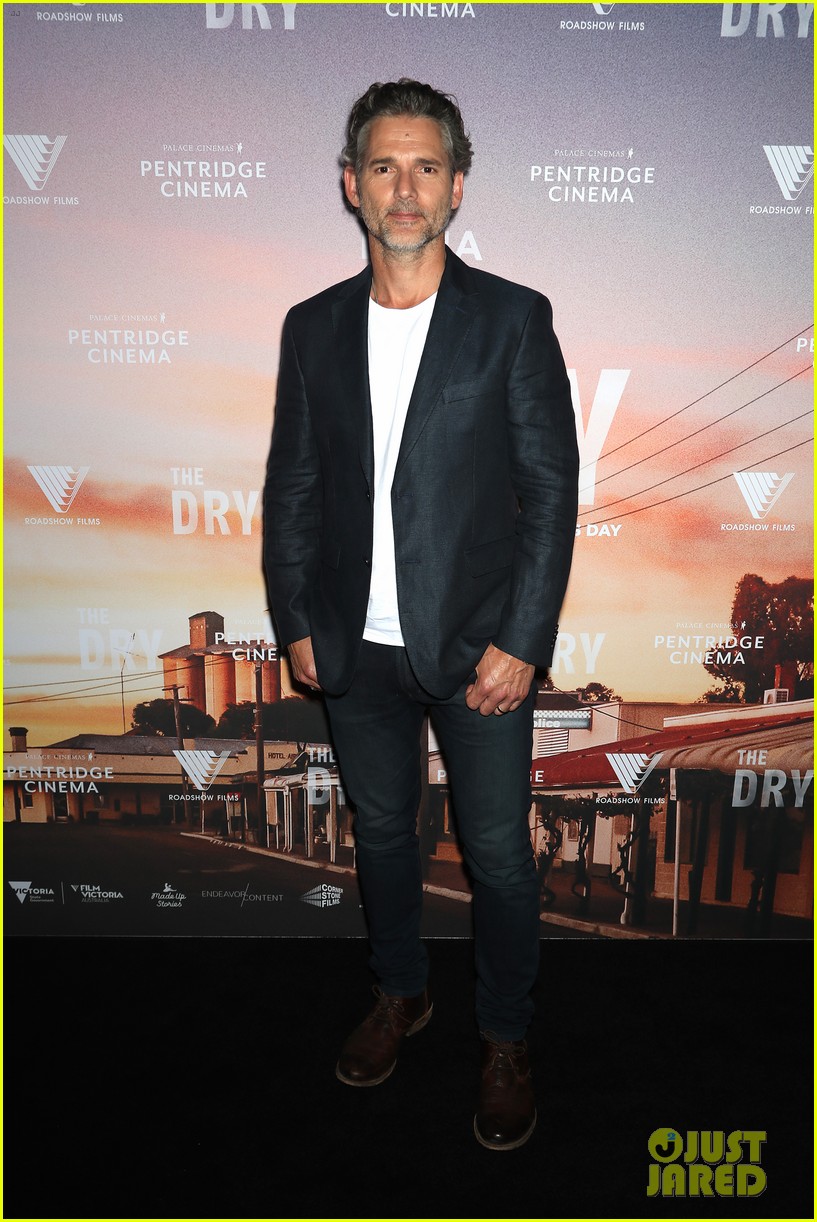 Eric Bana Steps Out For 'The Dry' Movie Premiere in Melbourne With Wife