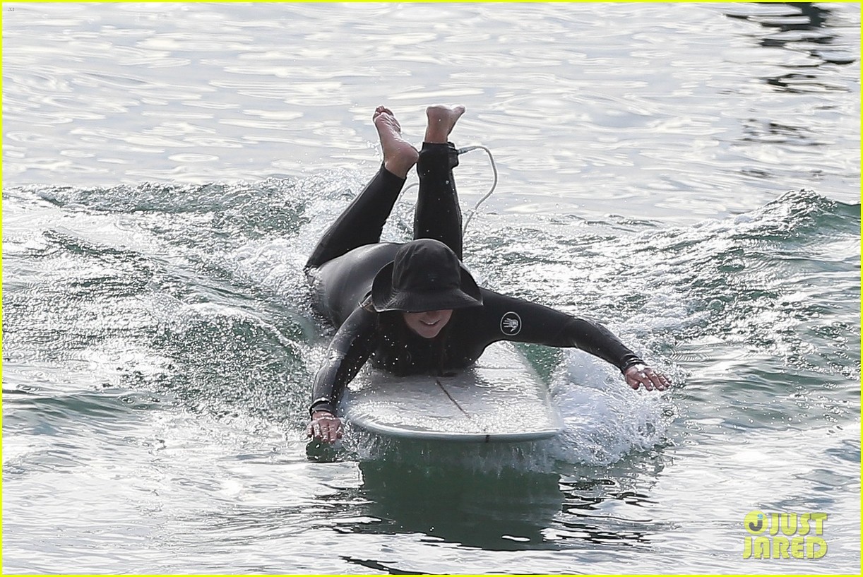 leighton meester catches some waves solo surf session 164512044