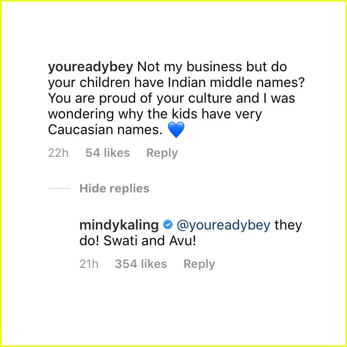 mindy kaling reveals kids middle names 02