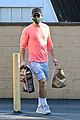 chace crawford bright colorful coral shirt grocery shopping 01