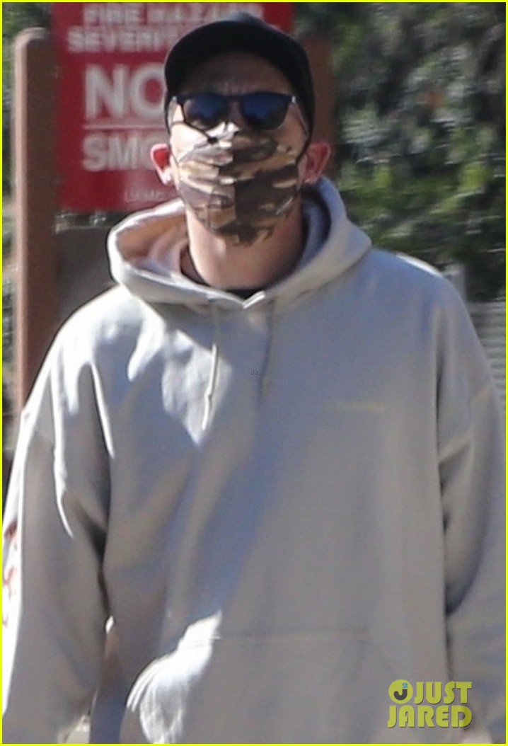 ashley benson g eazy mask up for afternoon hike 044516808