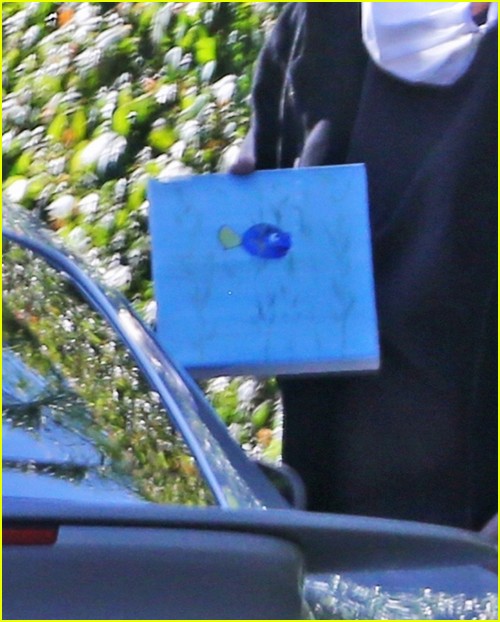 ellen degeneres purchases dory painting out shopping 04