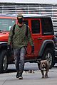 justin theroux stays warm while walking dog kuma in nyc 05