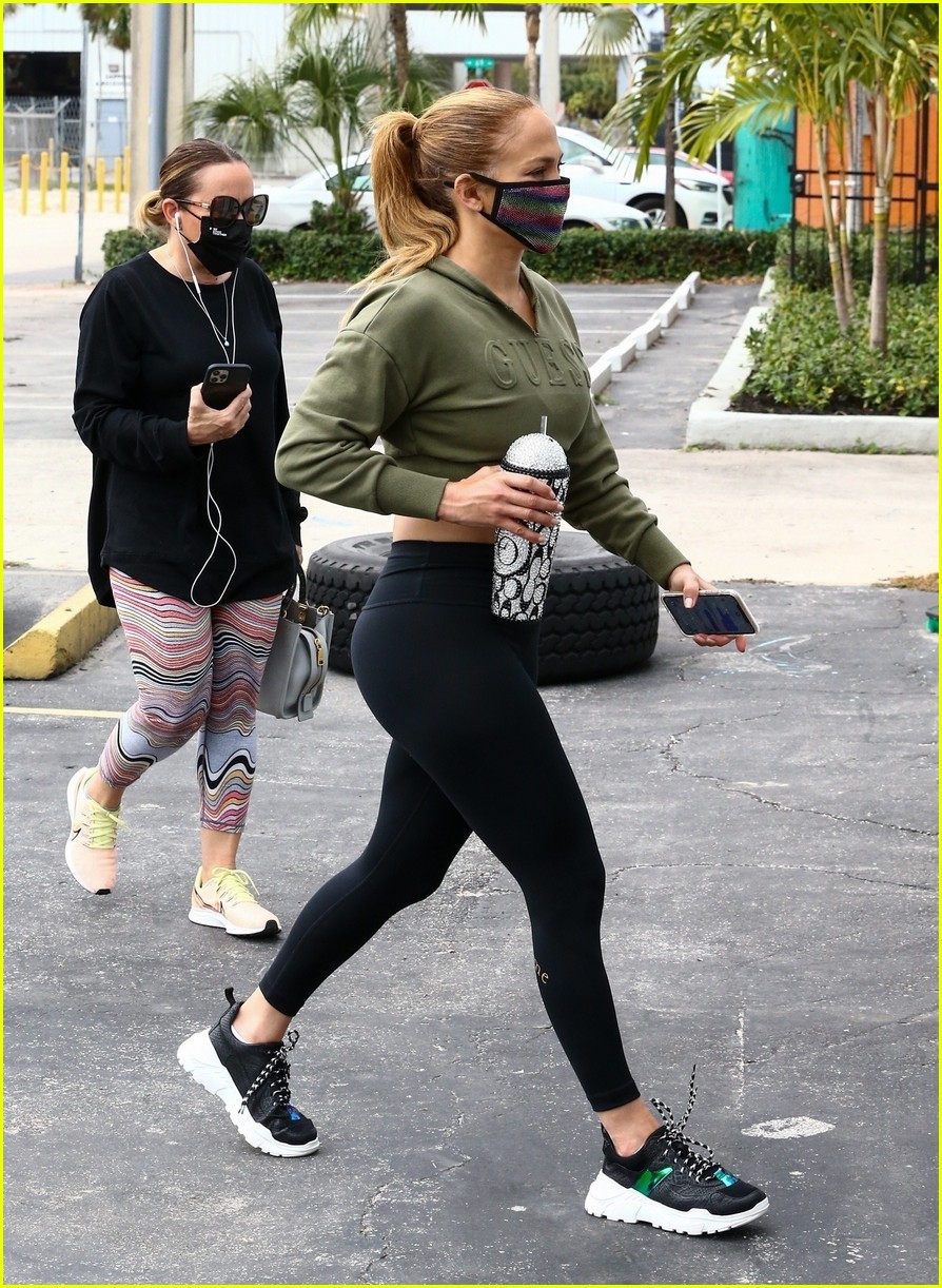 jennifer lopez leggings with her initials 024516670