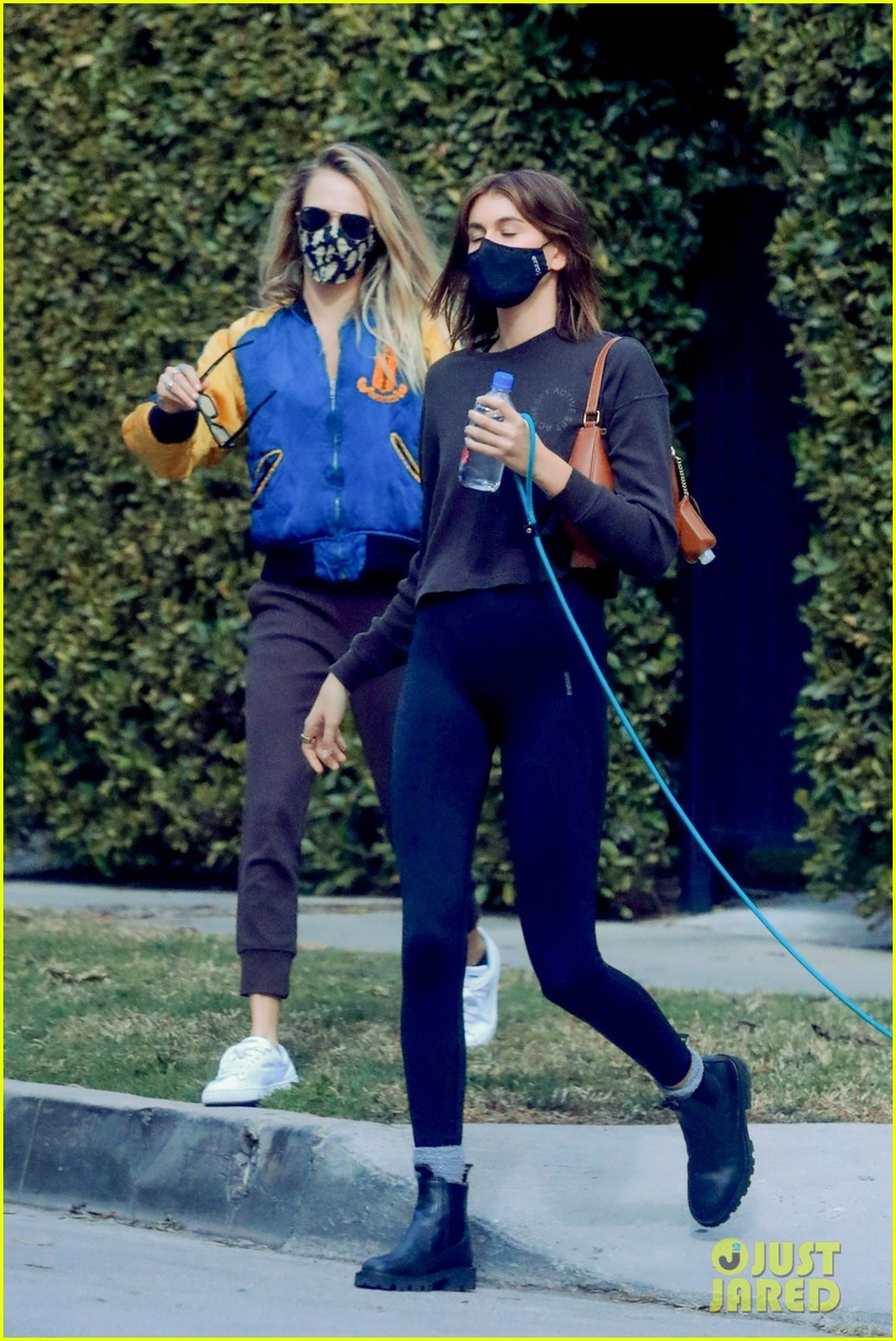cara delevingne kaia gerber another pilates session 224524961