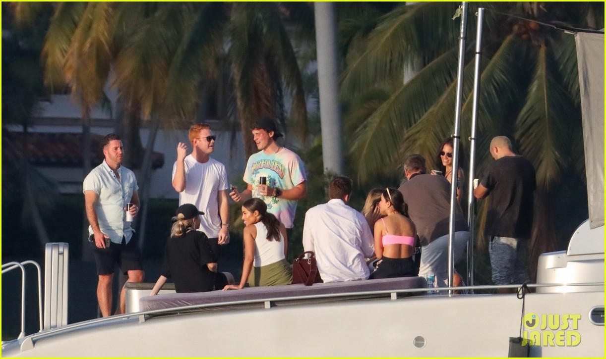 Olivia Culpo Enjoys a Boat Party in Miami Ahead of the Super Bowl