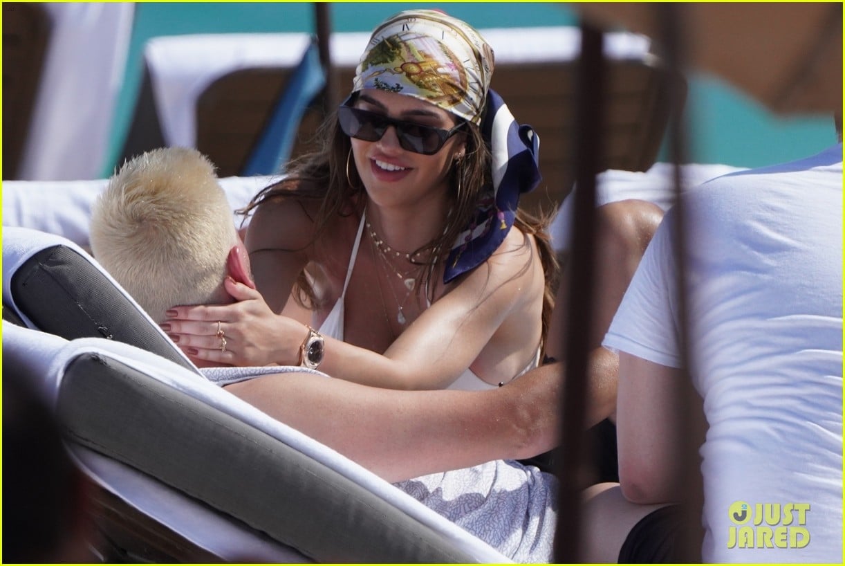 Scott Disick & Girlfriend Amelia Hamlin Flaunt PDA at the Beach on