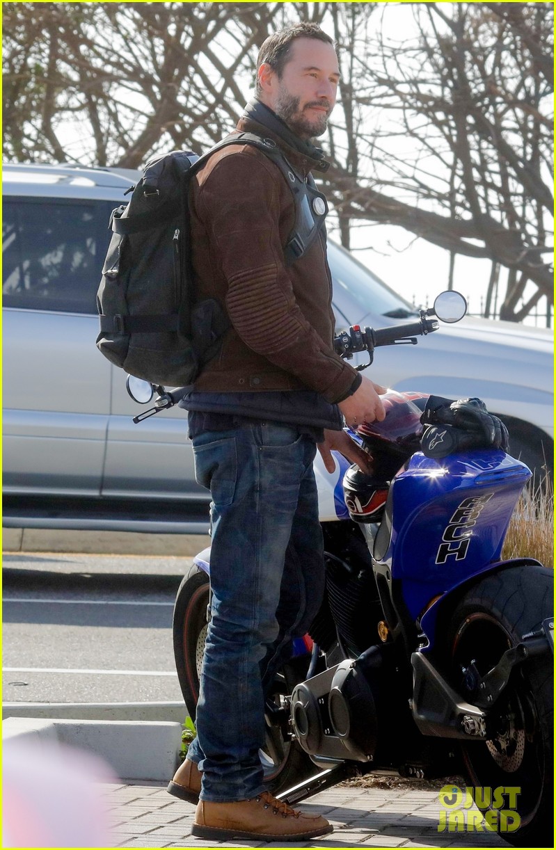 keanu reeves stopped by fans motorcycle ride 134523822