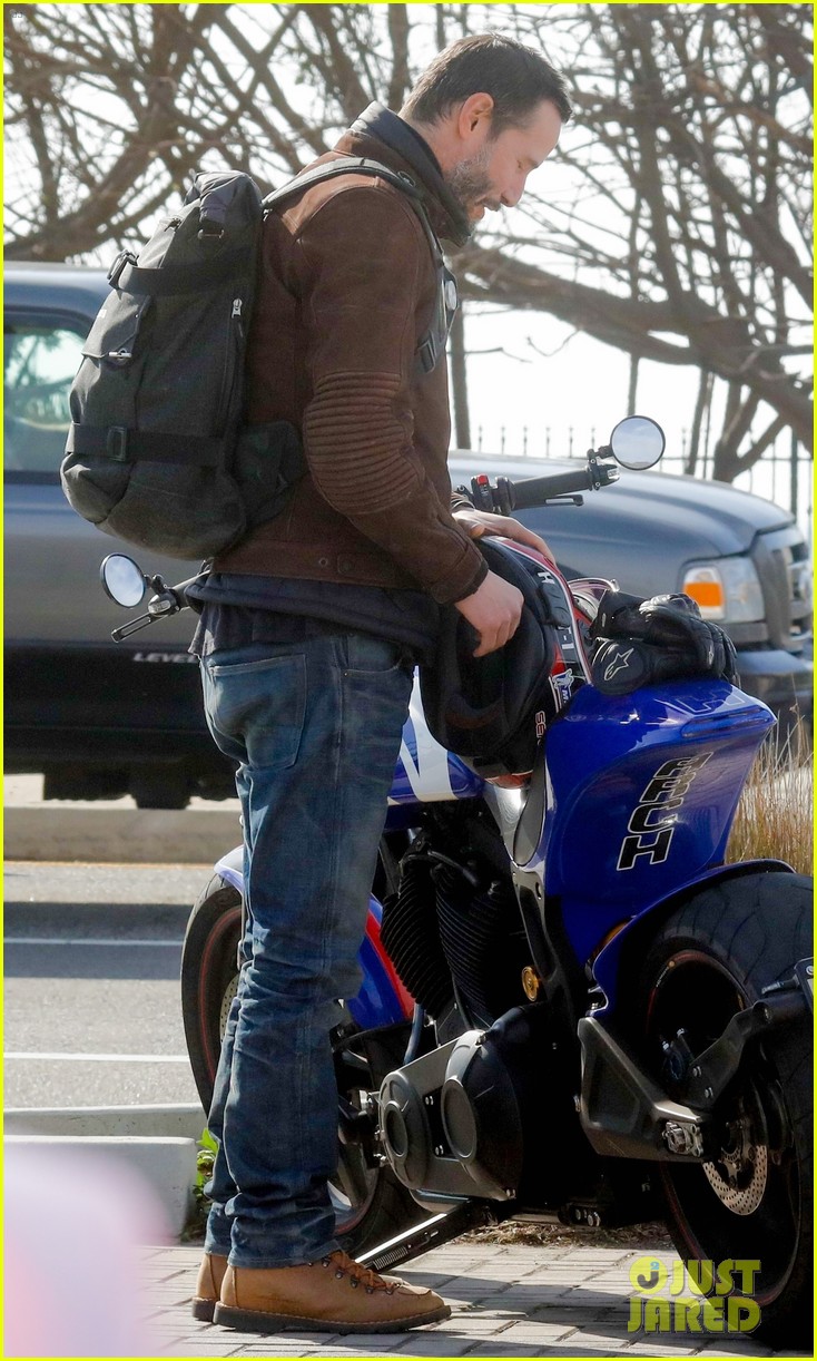 keanu reeves stopped by fans motorcycle ride 254523834