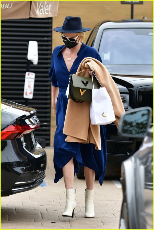 charlize theron steps out in style for lunch nobu 064521217