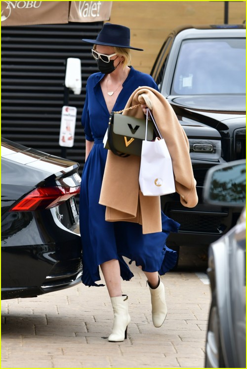 charlize theron steps out in style for lunch nobu 07
