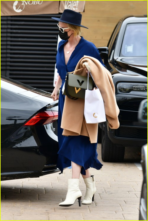 charlize theron steps out in style for lunch nobu 214521232