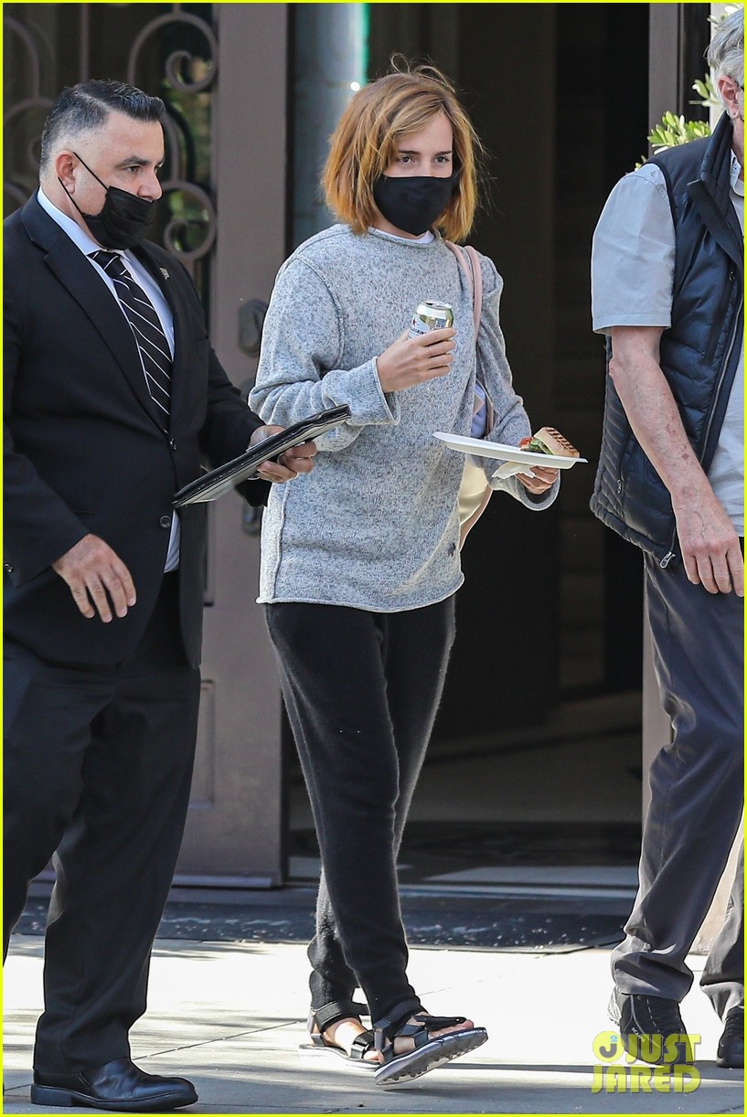 emma watson spotted at appointment sandwich sandals 114531542