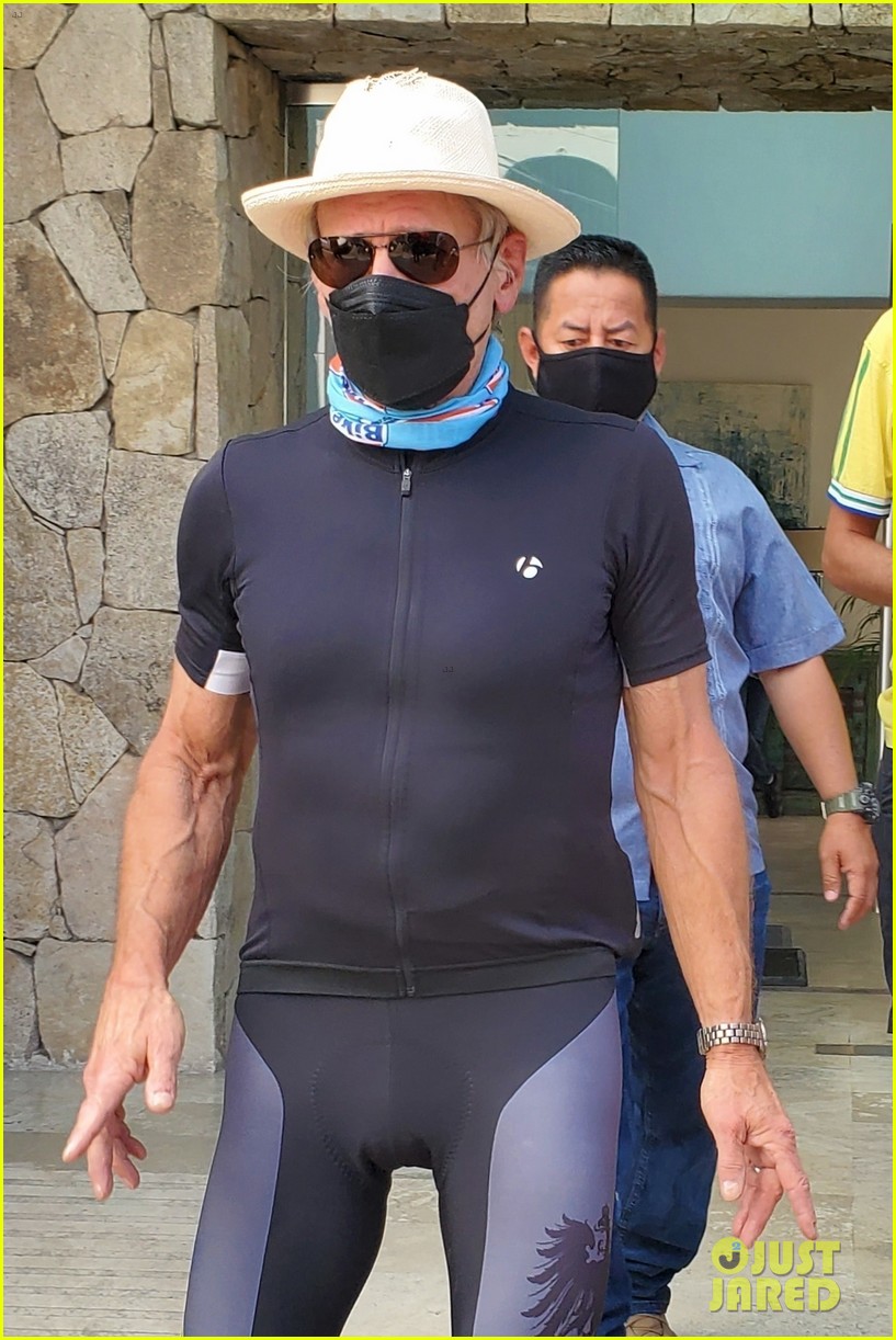harrison ford skintight outfit while biking 024532184