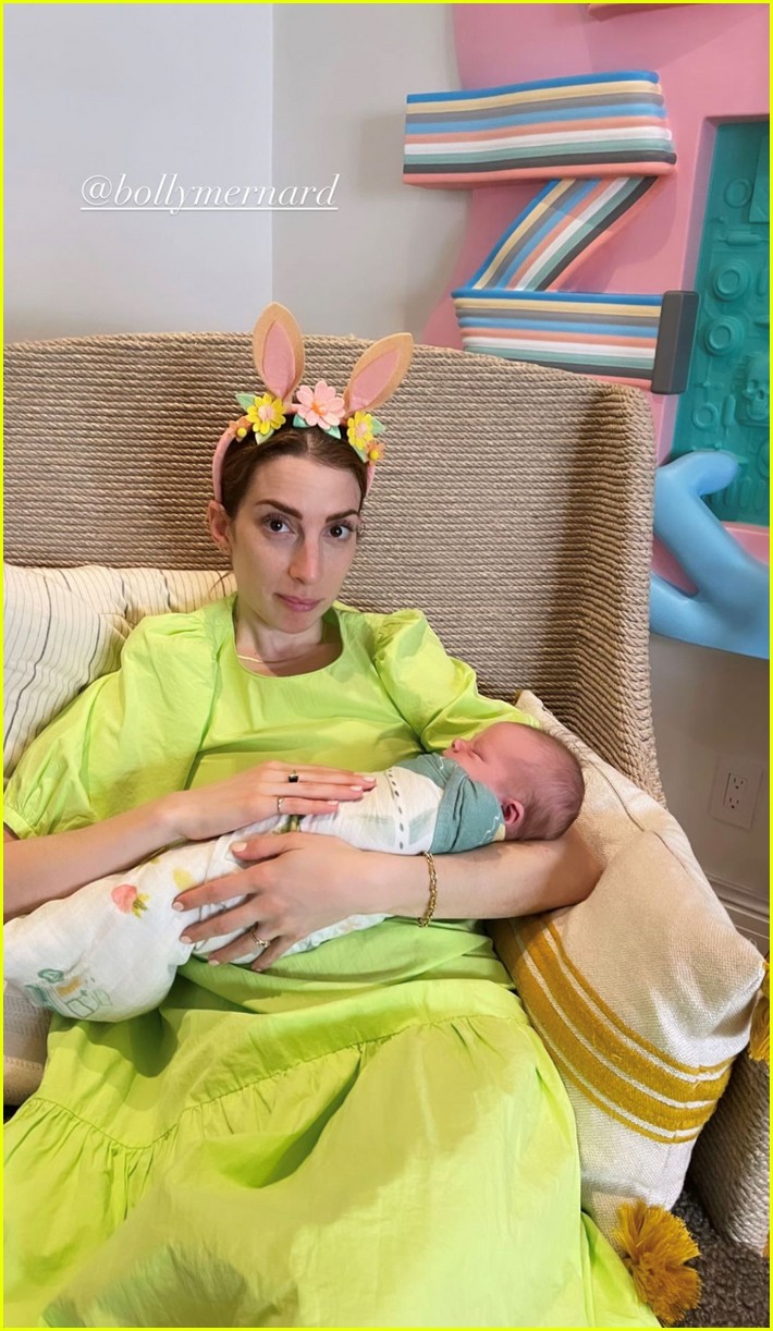 Hilary Duff Goes Back to Blonde for First Easter with Newborn Baby Mae