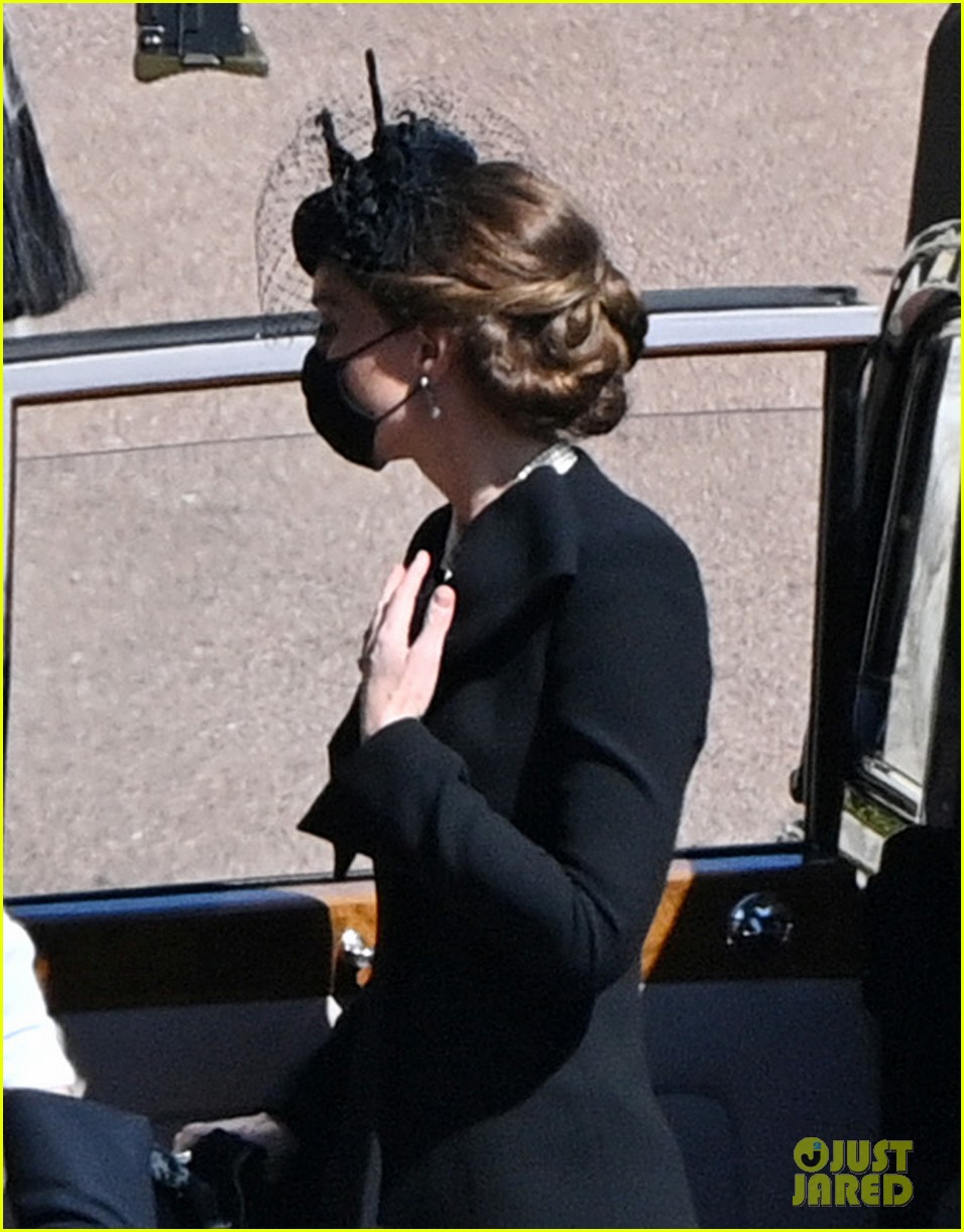 kate middleton at prince philip funeral 224543536