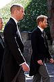 prince harry prince william seen chatting at funeral 17