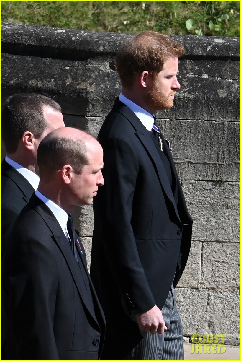 prince william prince harry arrive at prince philip funeral 404543438