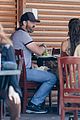 gerard butler at lunch with morgan brown 17
