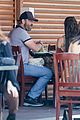 gerard butler at lunch with morgan brown 20