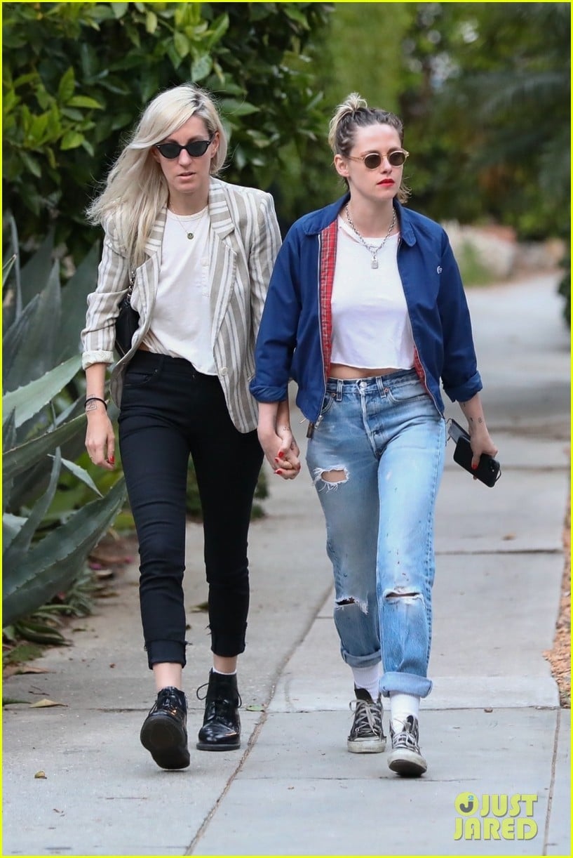 Kristen Stewart & Girlfriend Dylan Meyer Hold Hands on a Stroll in L.A