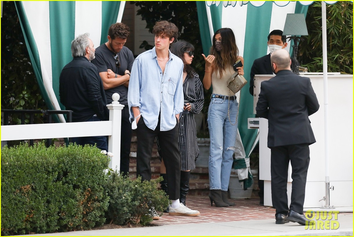Camila Cabello & Shawn Mendes Embrace After a Meal With Friends in West