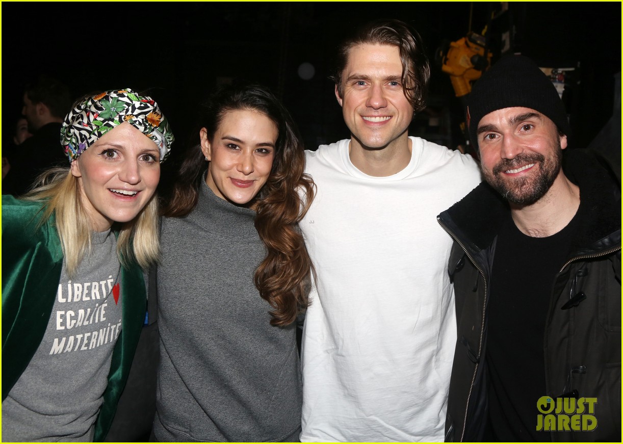 aaron tveit goes official with ericka hunter 014553871