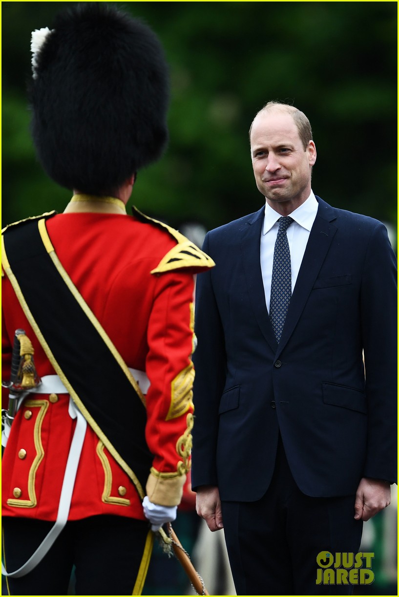 Prince William Plays Soccer During First Day of Scotland Tour Photo