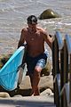 rob lowe shirtless paddleboarding ocean 03