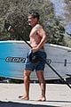rob lowe shirtless paddleboarding ocean 04