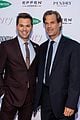 andrew rannells tuc watkins couple up for portrait of pride event 01