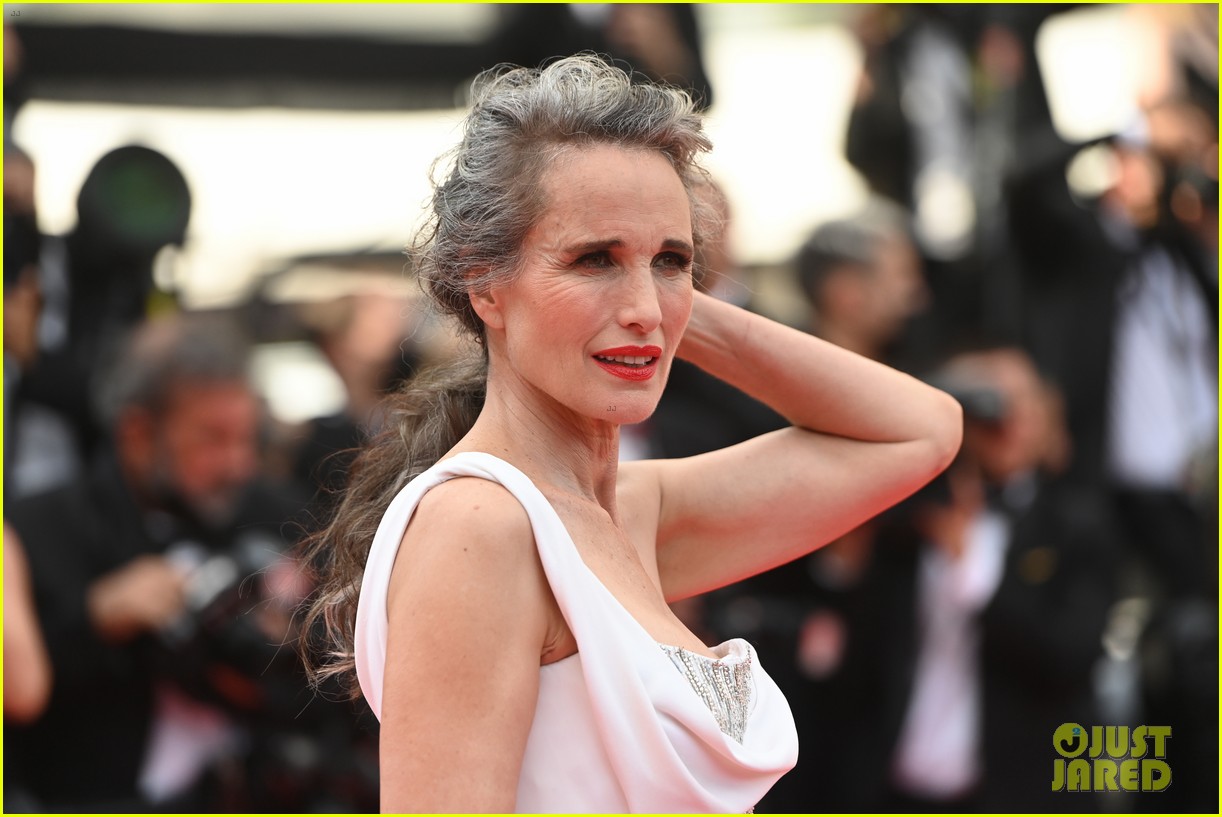 andie macdowell pushback from reps over grey hair 034594510