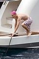 david beckham jumps off yacht with son cruz beckham 24